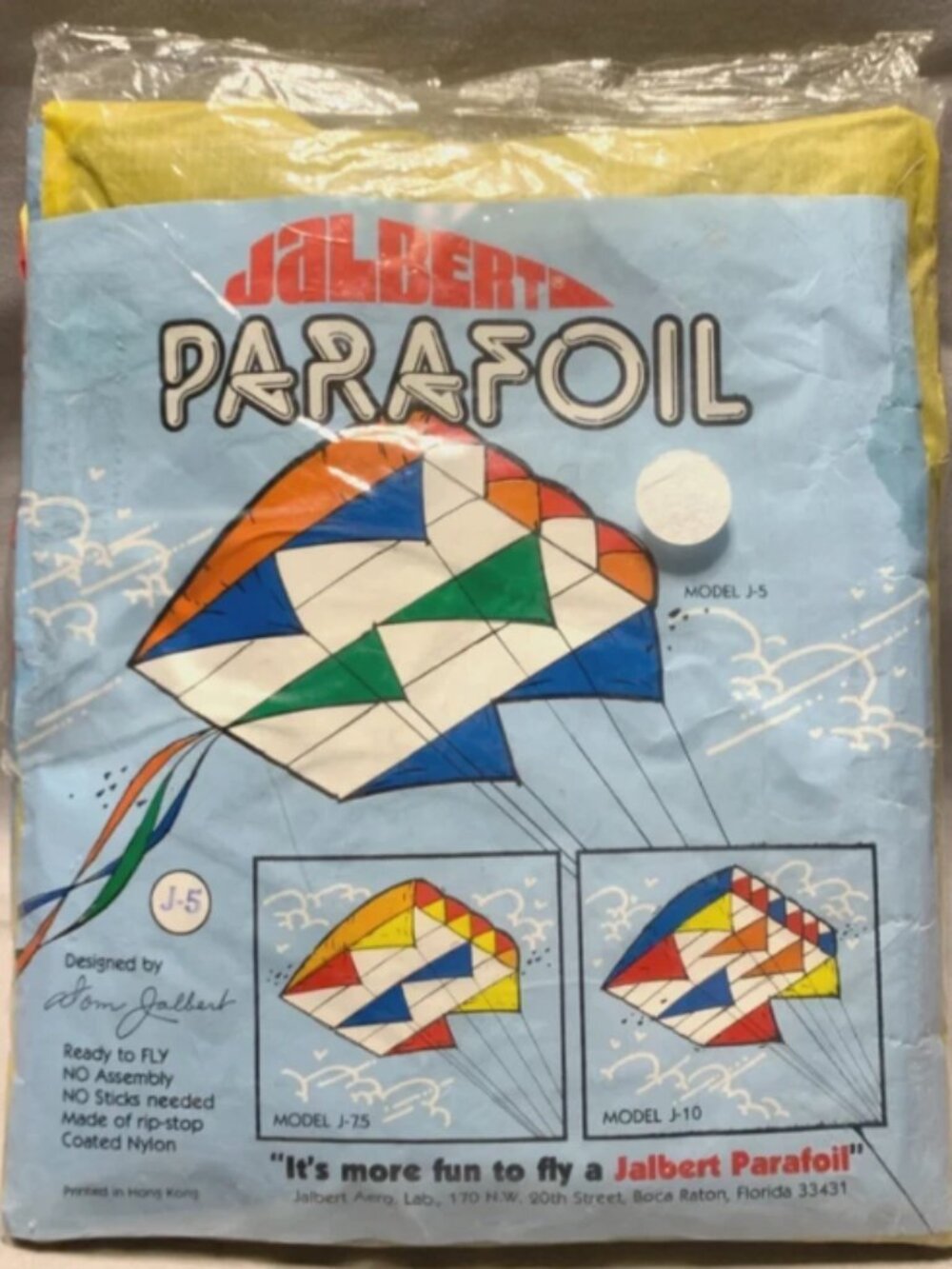 Vintage DOM Jalbert Parafoil Kite model J-5 Very Rare